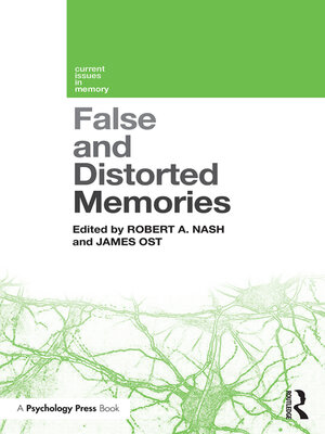 cover image of False and Distorted Memories